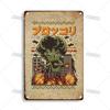 Japanese Comics Metal Poster Food Metal Tin Sign Wall Plate Kitchen Man Cave Cafe Metal Plaque Rusty Industrial Decor