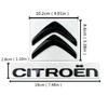 Emblema Metallo Auto Anteriore Posteriore Citroen C4 C3 C5 C1 DS3 DS5 DS4, Jumper Xsara C-Elysee Picasso Sega C-quatre, Adesivo Refit