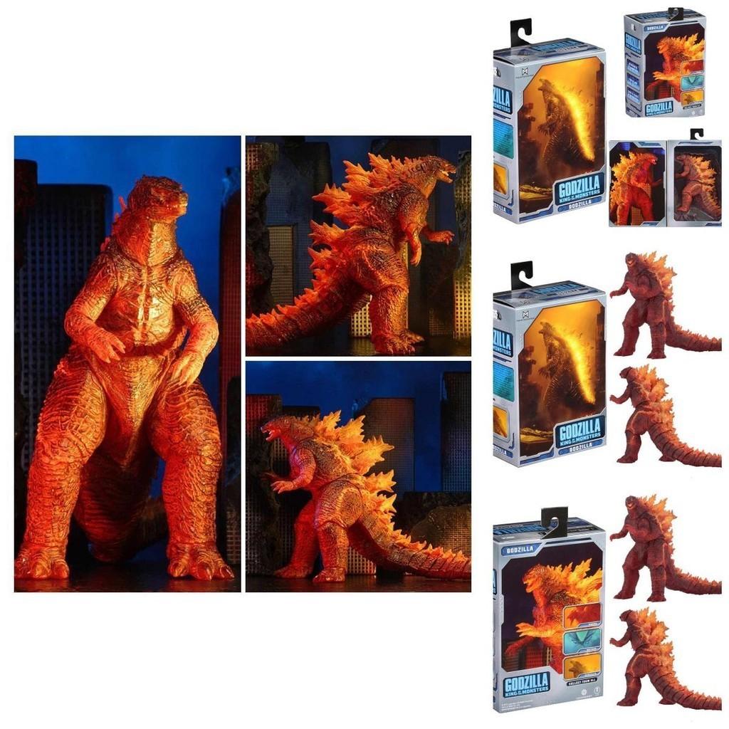 Action Figure di Godzilla Bruciante con Articolazioni Articolate e Dettagli Realistici