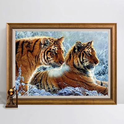 5D Diamond Painting Arrivals Tiger Diamond Embroidery Animals Picture of Rhinestones Home Decoration