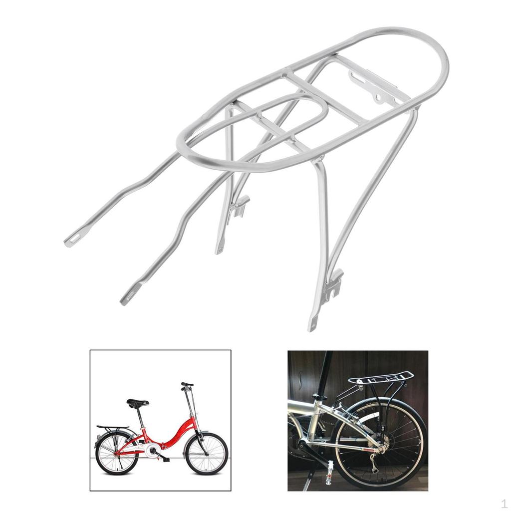 Bike Rear Rack Seat Post Mount Luggage Carrier