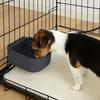 Plastic Hanging Dog Water Bowl Pet Heated Bowl Heated Dog Bowl for Rabbits Dogs Cats and All Breed Sizes