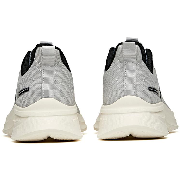 Anta Comfortable Cushioning Slip Resistant Lightweight Low Top Running Shoes Men's Gray 112235570S-3