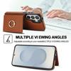 Brieftaschen-Hülle mit Kartenhalter, 360° drehbarer Ring-Ständer, Magnetverschluss und Langlebig für Samsung Galaxy S26 Ultra/S26 Plus/S26