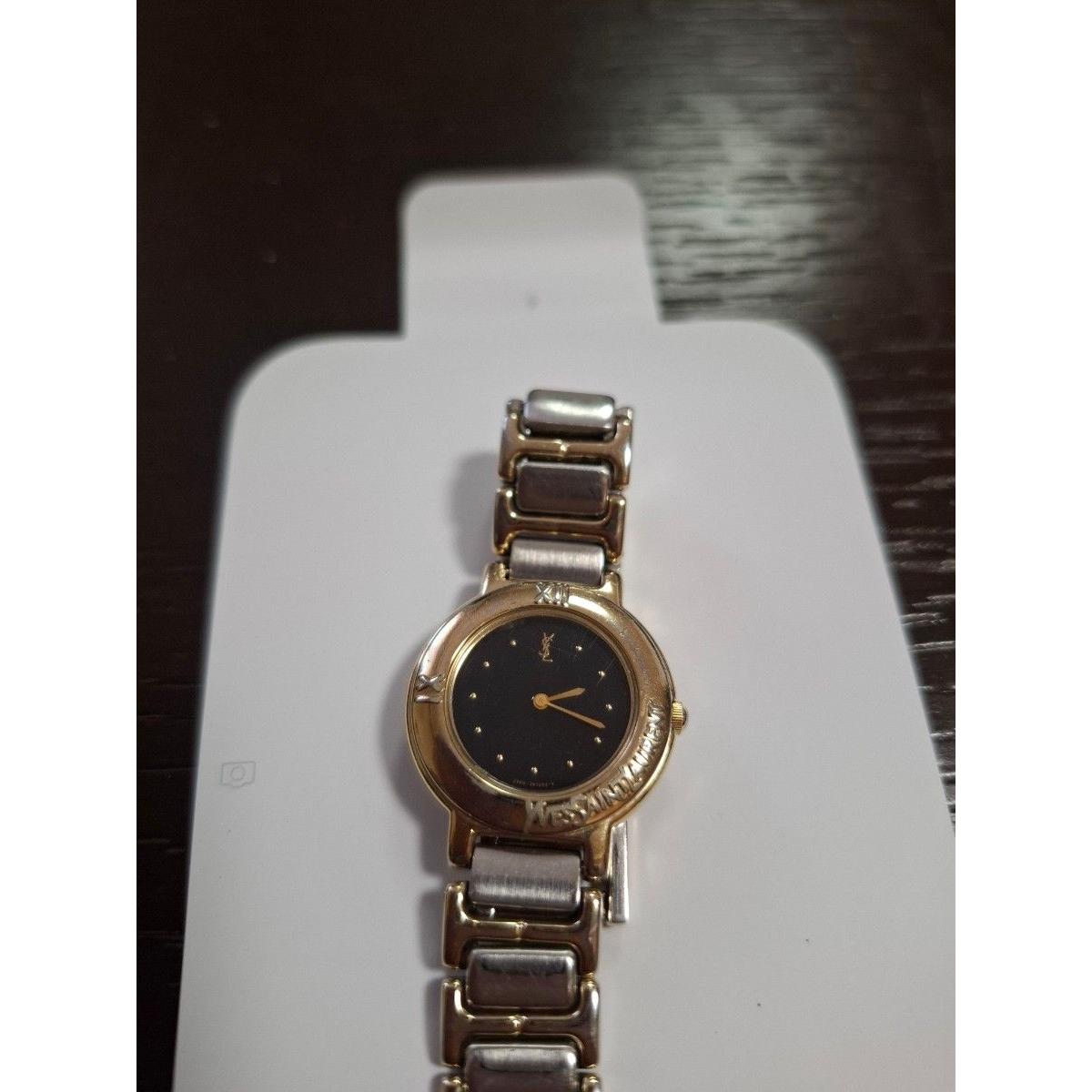 Used Yves Saint Laurent YSL Ladies Watch Quartz Battery Replaced Gasket Replaced