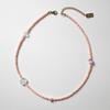 MERRYMOTIVE Spring coral gemstone necklace