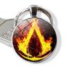 Assassin's Creed Metal Embossed Ring Keychain Pendant