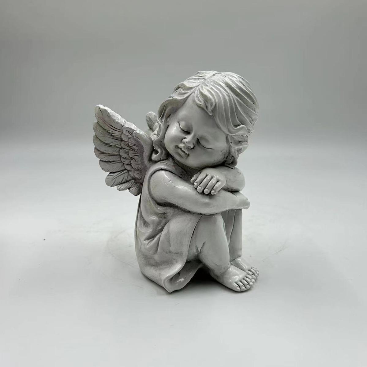 Resin statue Nordic Cupid Eros angel ornament shooting fashion props