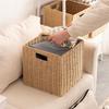 A34R Rope Storage Baskets Foldable Hand Woven Storage Cubes Bins With Handles For RV Bedroom 13" Foldable Storage Baskets