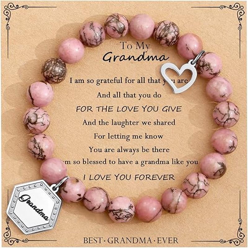 JYL TS Bracelet Ladies Elastic  Heart Charm Festival Gift Attracts Love & Joy