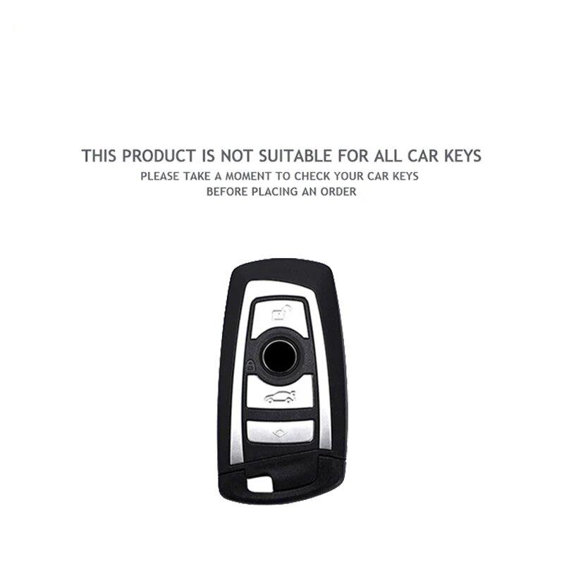 Zinc Alloy Leather Car Key Case For Bmw 1 3 5 7 Series X1 X3 X4 X5 X6 F10 F20 F30 F34 F25 F31 M3 M4 E34 Keychain Accessories