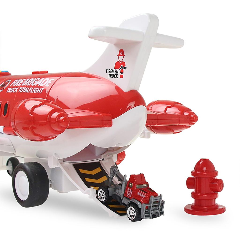 Simulation Transport Aircraft With Storage  Car Kids Music Toy
