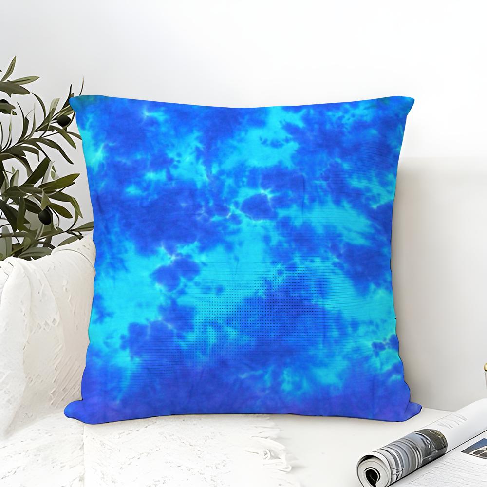 Vintage Gradient Tie-dye Pillow Case linen pillow case sofa home decor cushion cover cushion cove
