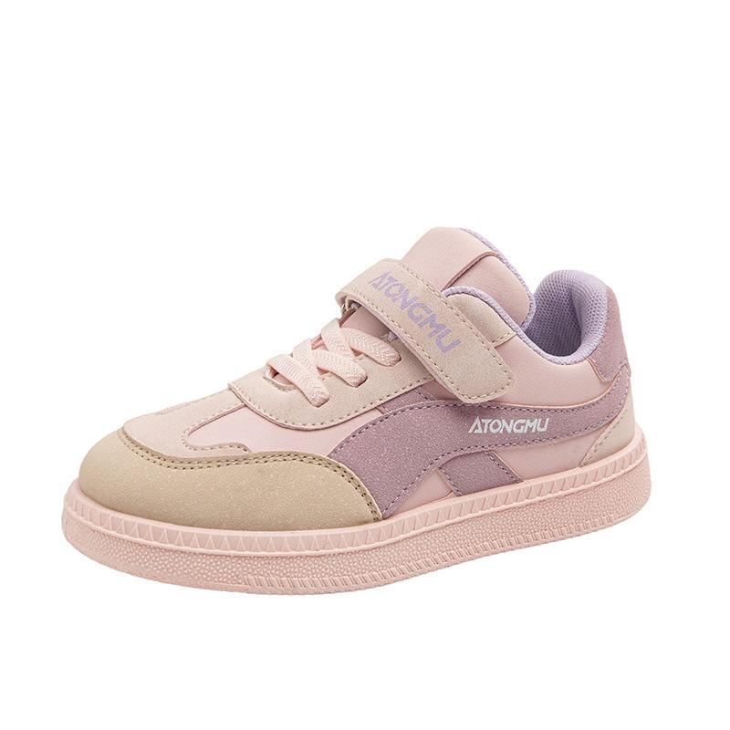 

Children Sneakers Casual Comfortable Outdoor Board Shoe Fashion Design Non-slip Autumn Soft Soled Lace Up Kids Walking Shoe 37