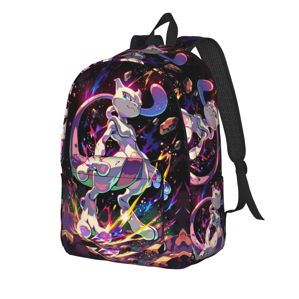 Fashion pokemon Backpack  Mochilas Fashion Camping Zipper Closure Rucksack