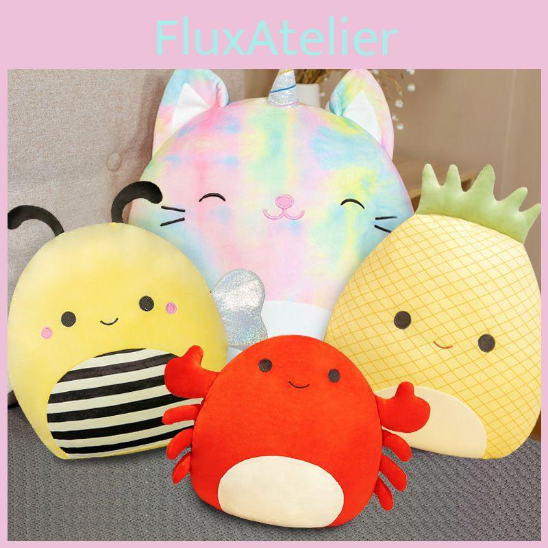Entzückende Squishmallows Stofftierpuppe Plüsch Einhorn Dinosaurier Weiches Kissen Kissen für Kinder