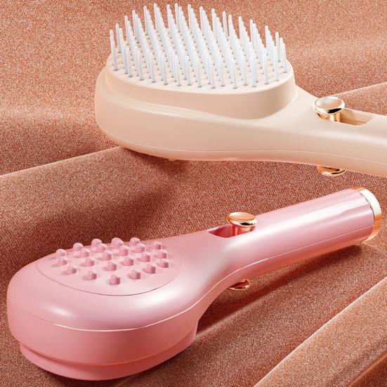 Retractable Hair Brush Double-sided Self-Cleaning Scalp Massage Anti-static Air Cushion Comb Portable Men Women Hair Detangling Styling Brush