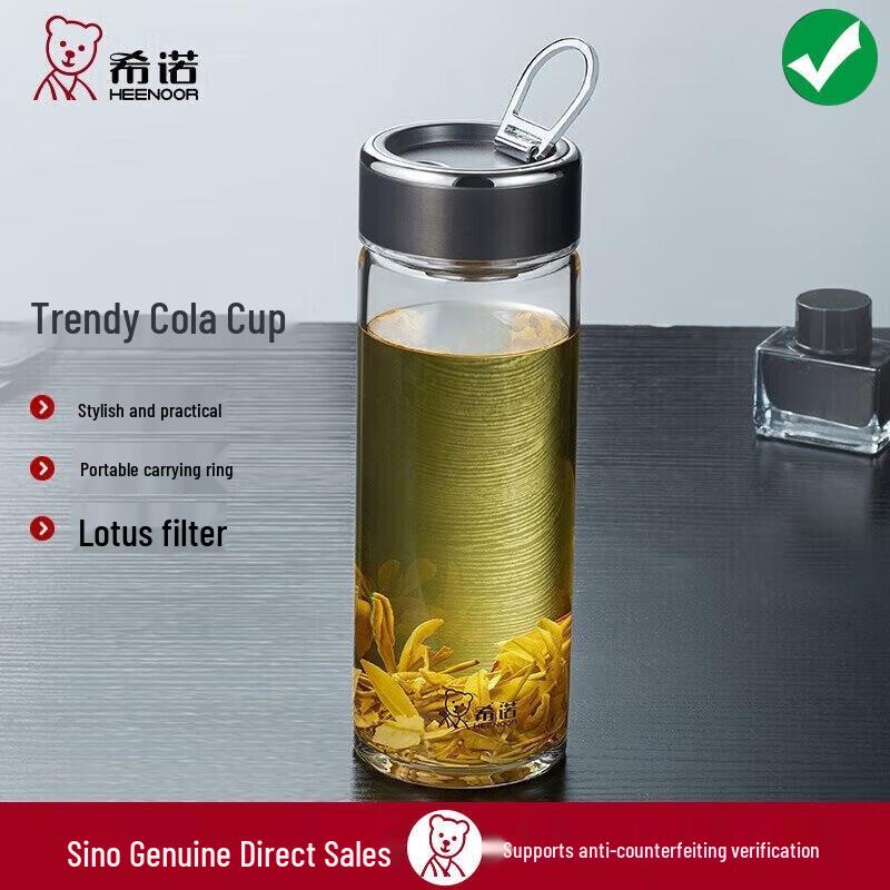 

Xino Portable Single Layer Borosilicate Glass Cup