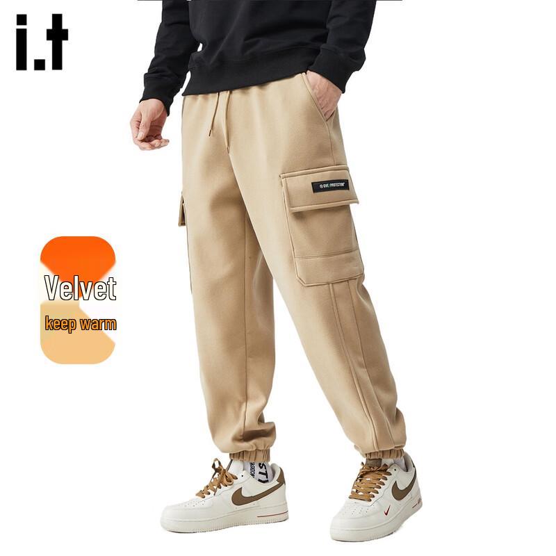 

OVERPROTECTIONit Men s Fleece-Lined Loose Fit Casual Sweatpants L