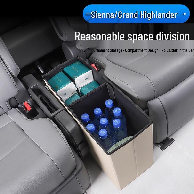Toyota Sienna Middle Row Foldable Seat Organizer & Storage Box
