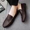 Men Stylish Loafers Flexible Casual Shoes Handmade Moccasins Men Comfortable Driving Sneakers Male Designer Business Footwear