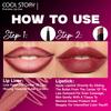 Waterproof Lasting Matte Velvet Lip Gloss Lip Liner Set 2pcs/set Lipliner Pen and Lip Gloss Combination Set Lips Contour Makeup