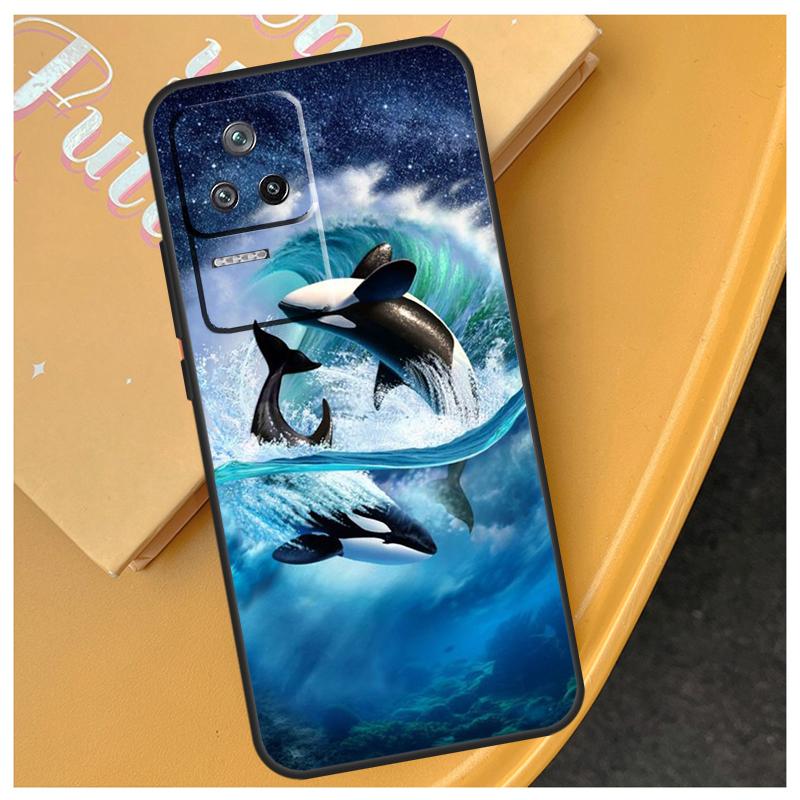 Killer Whale Funda For Xiaomi 17 Pro Max 15 14 Ultra 13T 14T 15T POCO X7 Pro X5 X6 F5 F6 F7 F8 Ultra Case