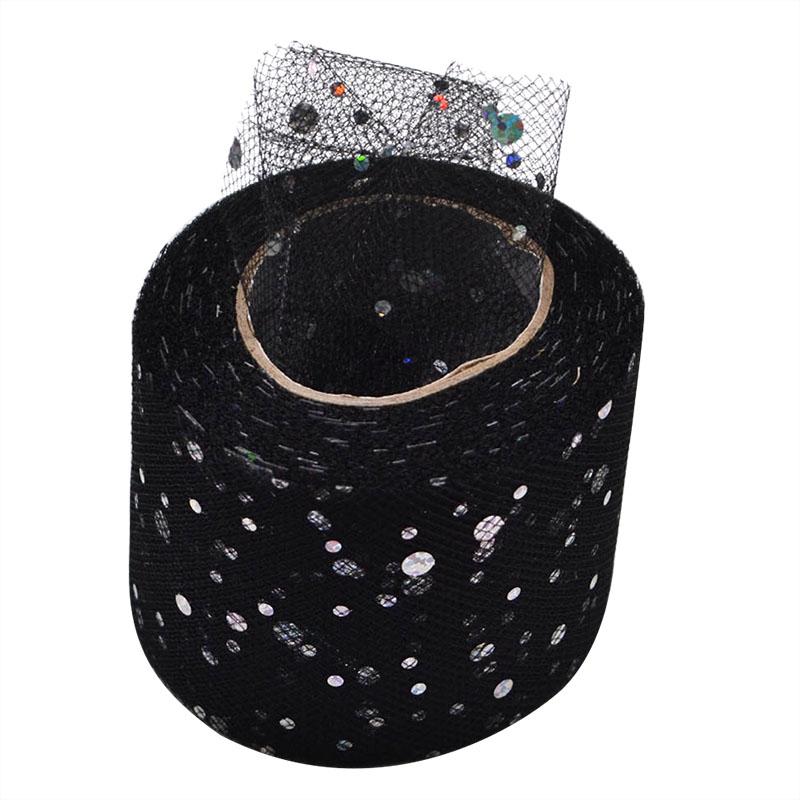25Yards Baby Shower Glitter Sequin Tulle Roll Fabric Spool Tutu Party Birthday Gift Wedding Decoration Favors Event Supplies