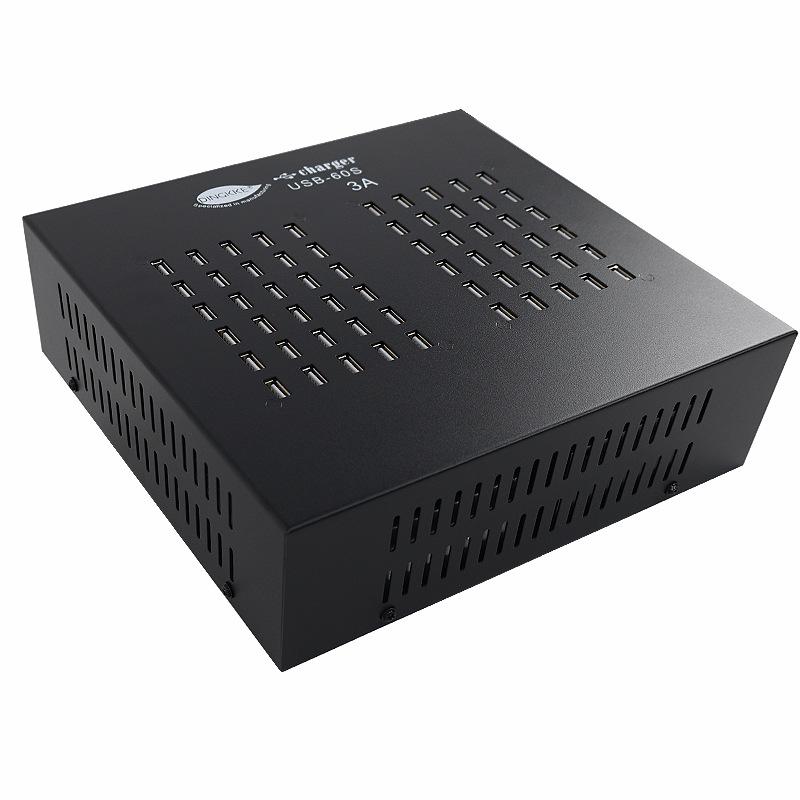 60-Port Multi-USB 3A Fast Charger, 800W High-Power