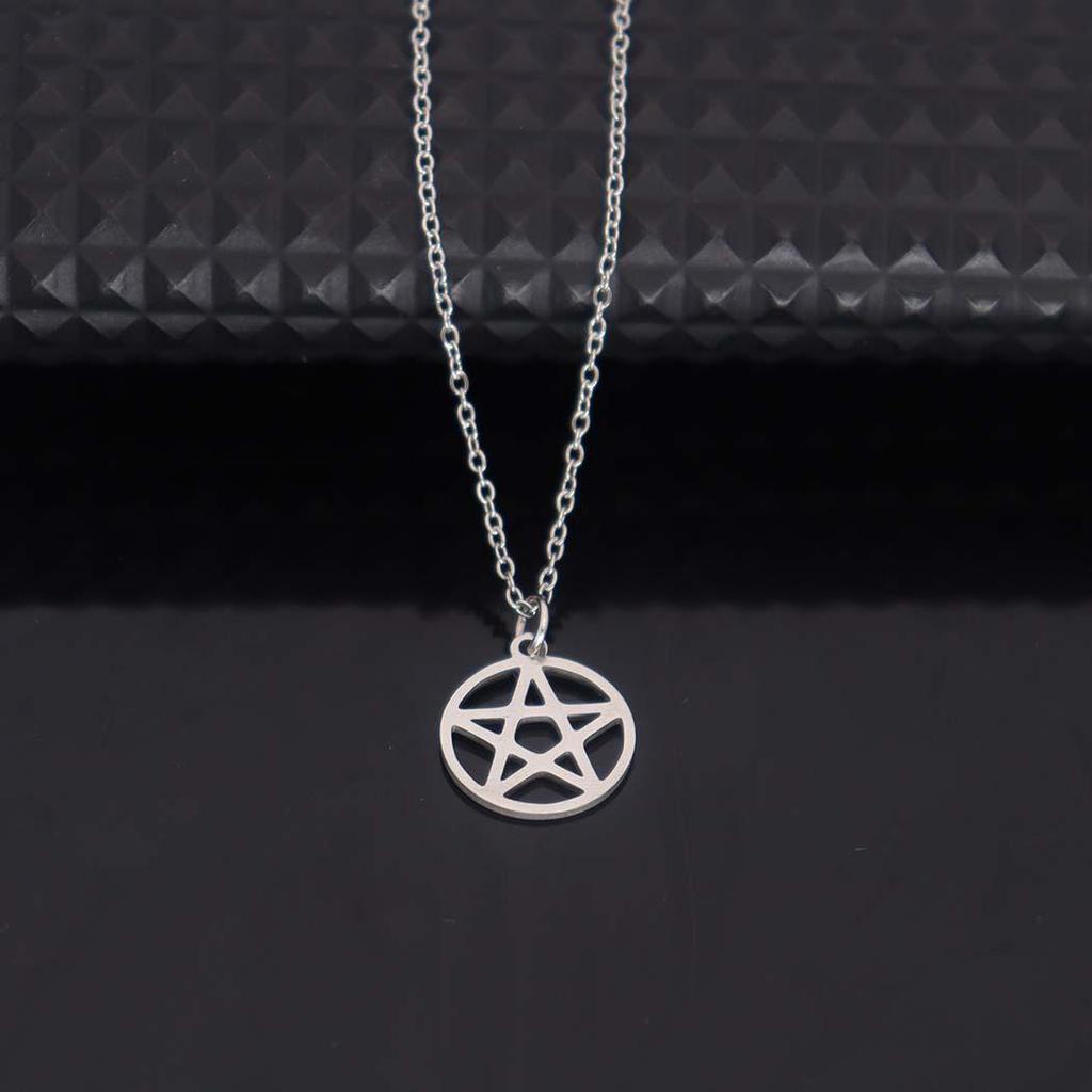 Stainless Steel Star Pendant Necklace - Stylish, Durable, and Versatile