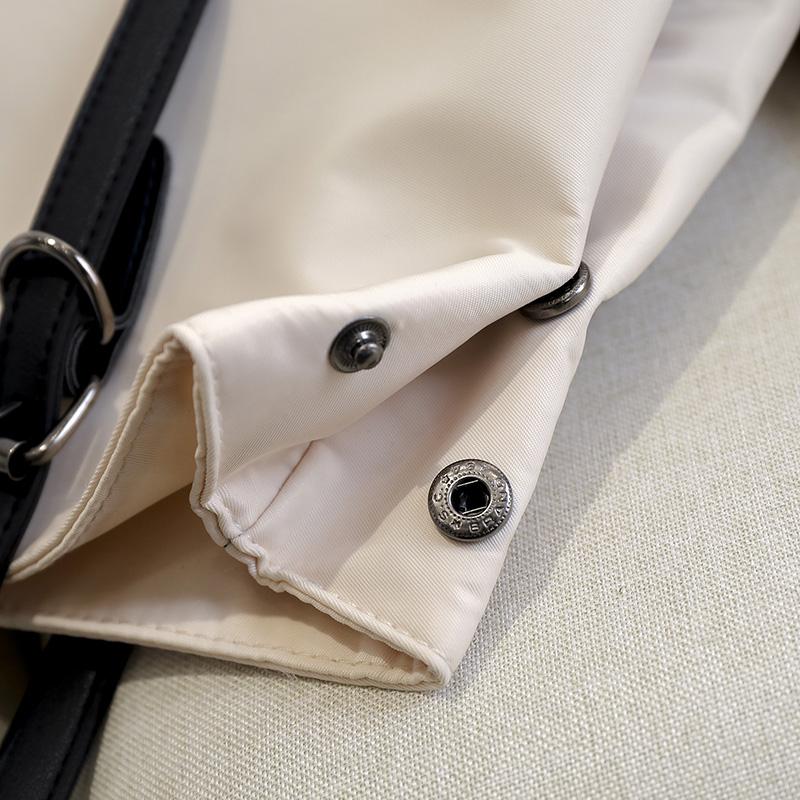 Oxford Women's Tote Bag Solid Color College Style Shoulder Bag Shopping Bag