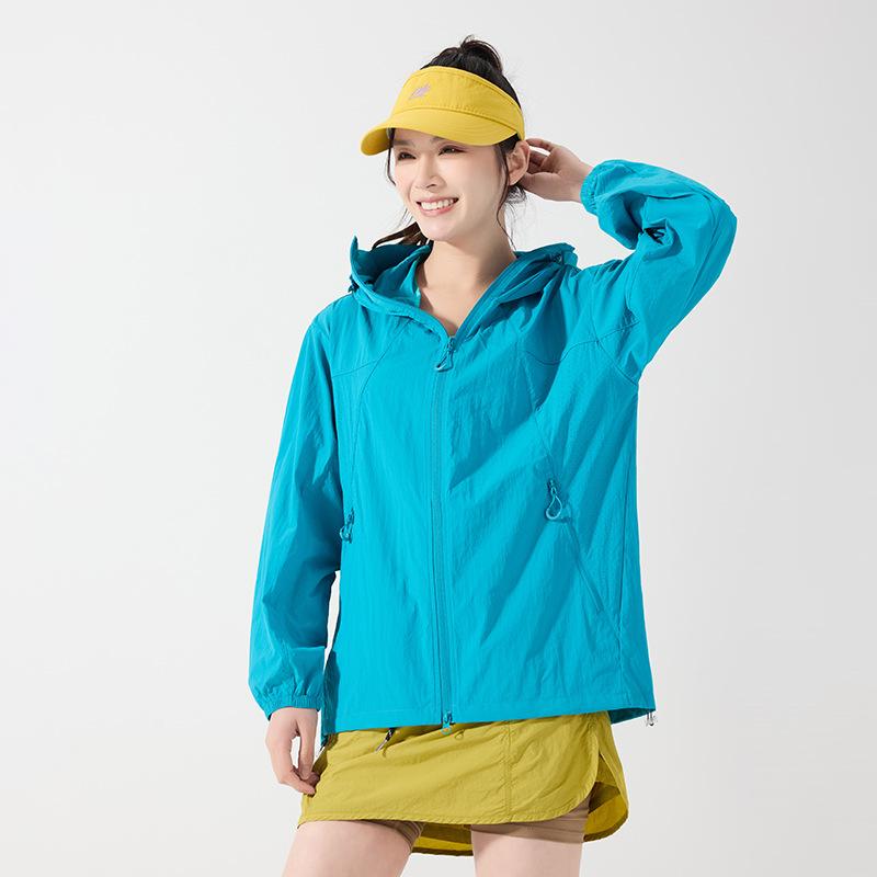 Summer new couple sunscreen clothes women's ultra-thin breathable UV-proof jackets outdoor sunscreen clothes men's