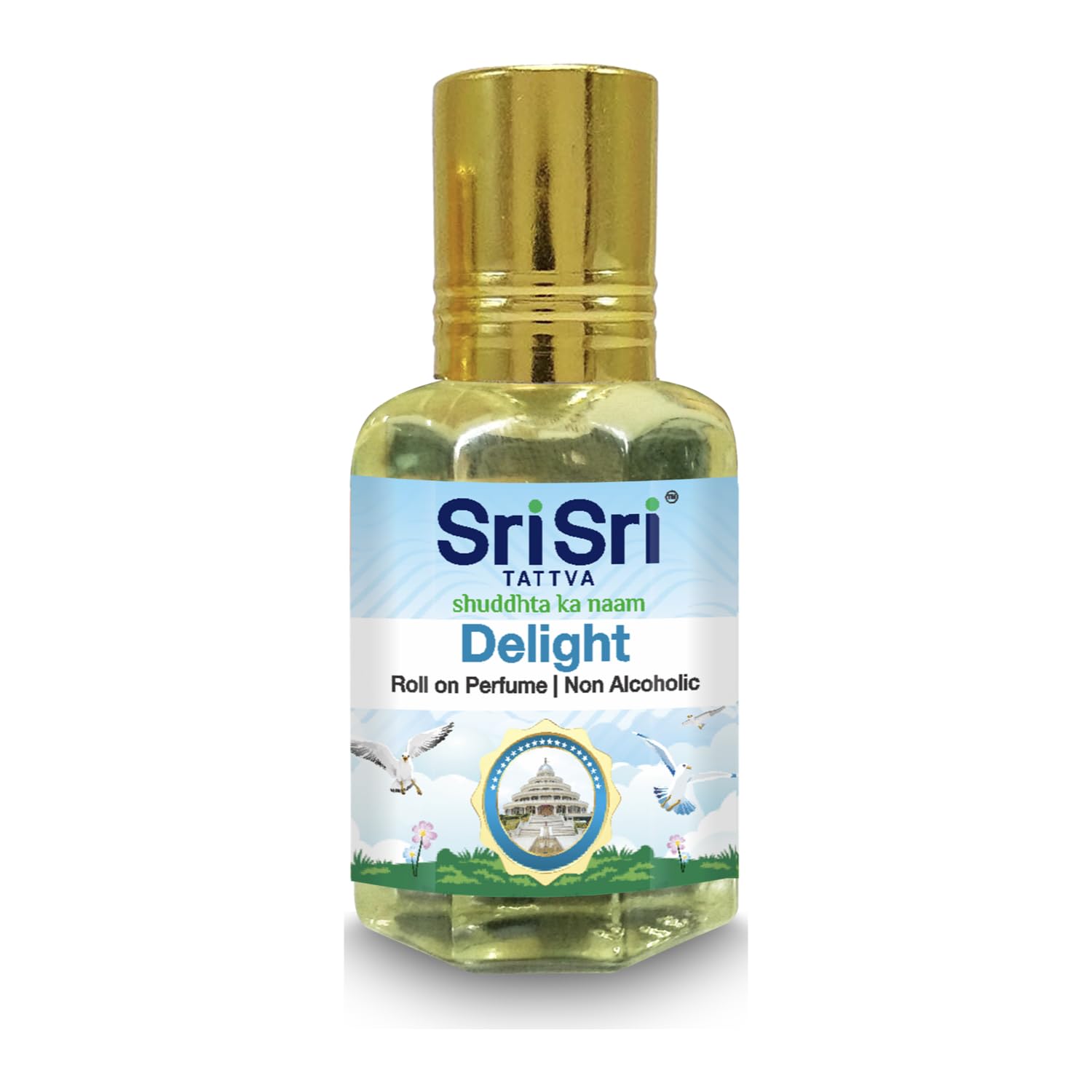 

Sri Sri Tattva shuddhta ka naam Aroma Delight Roll on Perfume, (Each 10ml x Pack of 4)