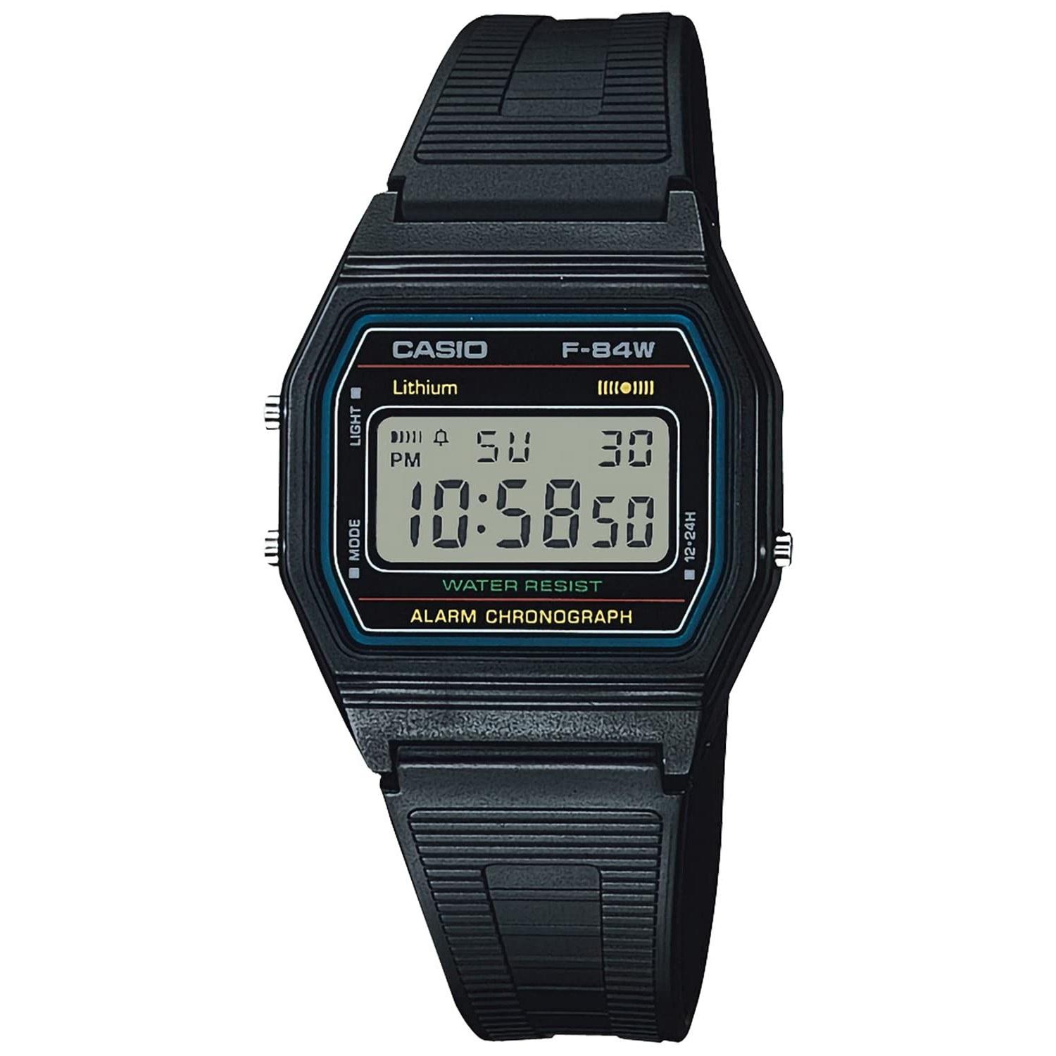 

Casio Wristwatch Collection F-84W-1QJH Mens Black