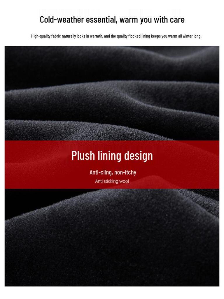 Men's Chenille Fleece One-Piece Knitwear: Thickened Warm Winter Woolen Base Layer Sweater