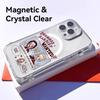 Cute Nana Phone Case For iPhone 17 16 15 14 13 12 Pro Max Plus With Magnetic Crystal Clear Case Wireless Charge