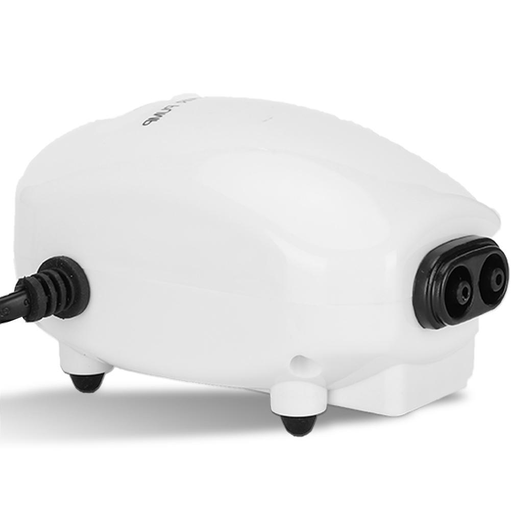 Aquarium Luft Sauerstoffpumpe Fischtank Belüftungsmaschine Leise Doppelausgang