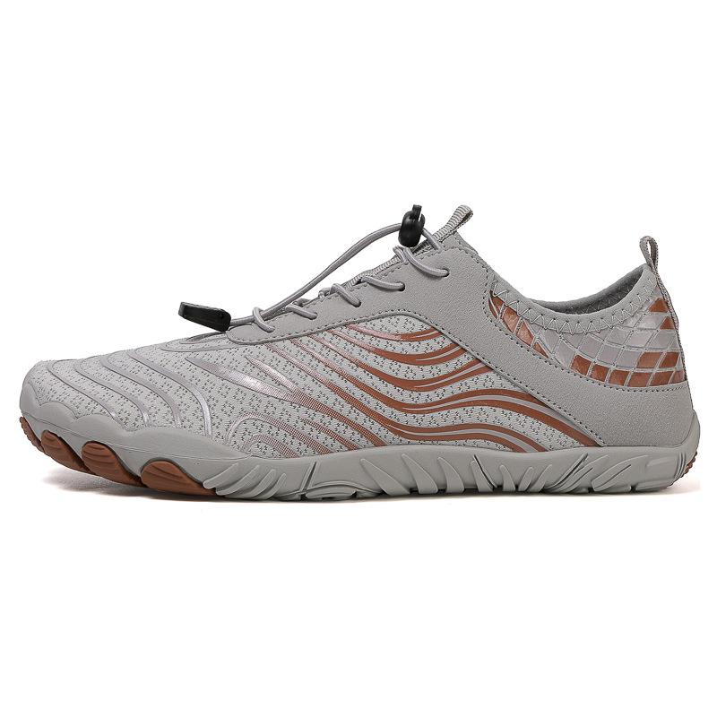 New Outdoor Water Wading Anti Slip Beach Shoes Barefoot Diving Shoes Swimming Cycling Fitness Men's and Women's Five Finger Shoes