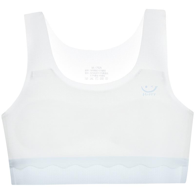 Summer development period girls seamless underwear girls junior high school primary school students bra light breathable children vest