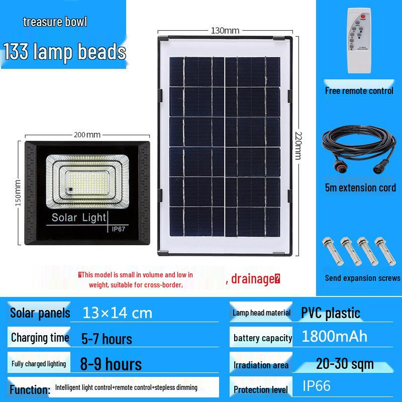 Super Bright Solar Lights for Outdoor Courtyard and Rural Doorways