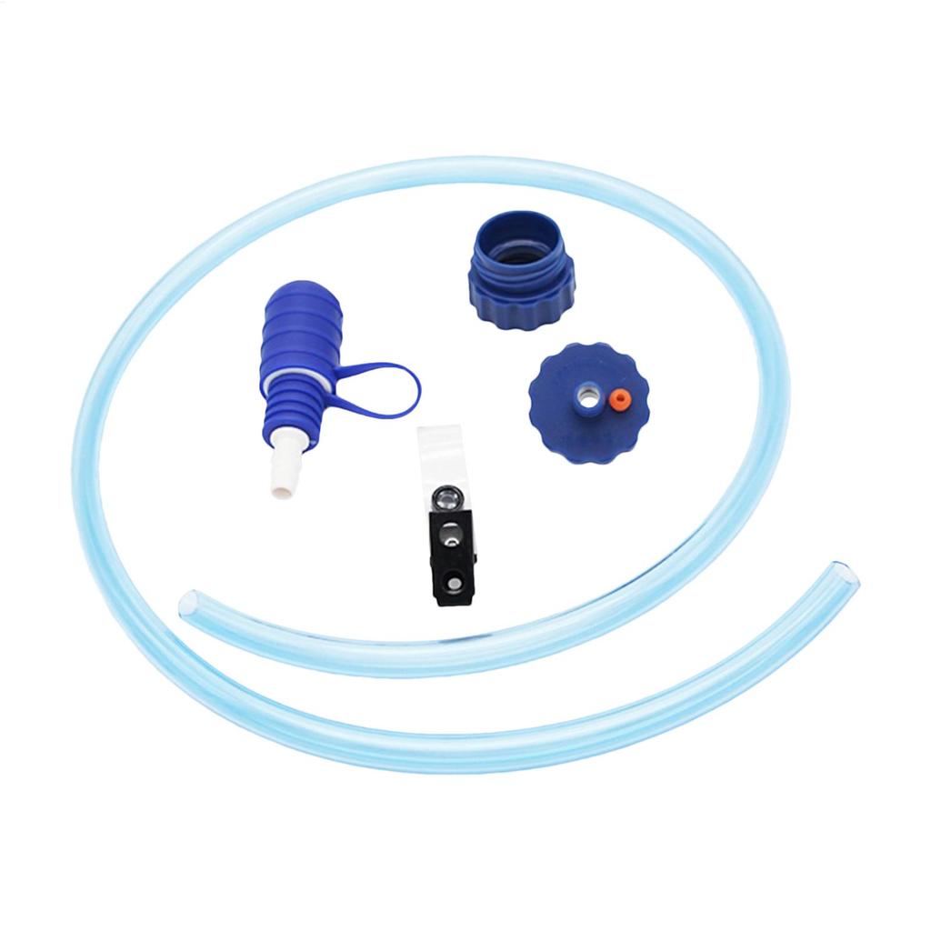 Water Bottle Drinking Tube with Double Adapter Hydration System Drink Tube Kit for Cycle Trekking Fishing Boating Camping
