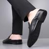 Premium Pointed Toe Dress Open Back Loafers Large Size 47-48 Leather Mules Half Shoes Man Office Business Shoes Slip-on Comfort