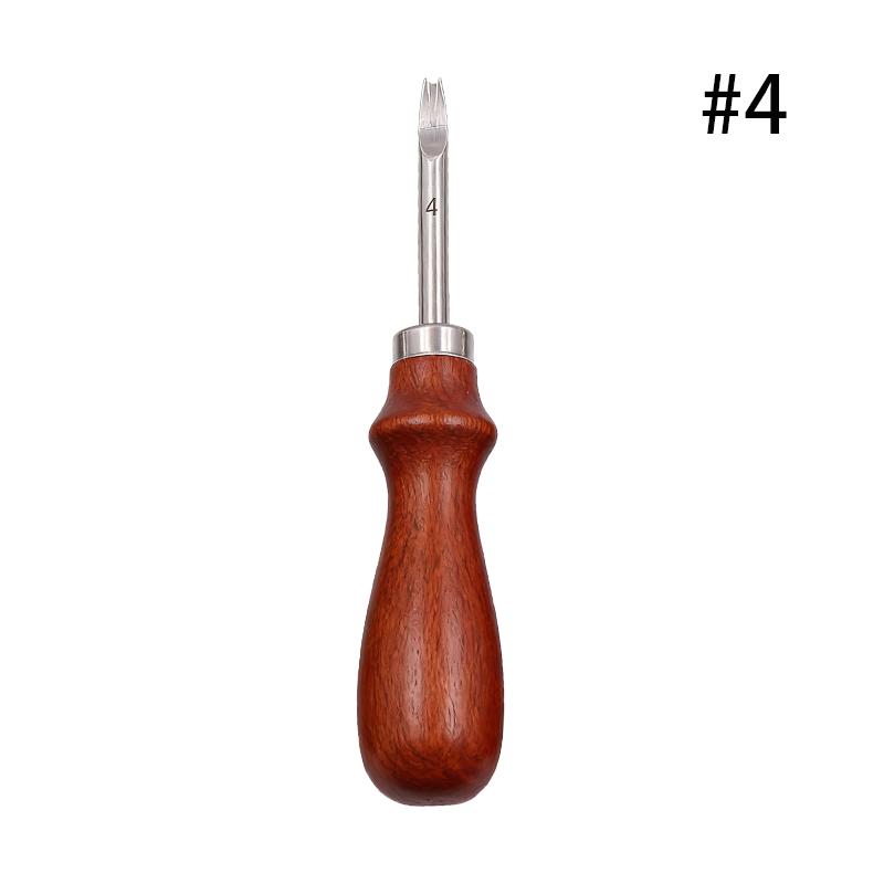 

1Pc 0.8/1.0/1.2/1.5Mm Leather Edge Beveler Skiving Beveling Knife Cutting Hand Craft Tool With Wood Handle Diy Tools A3