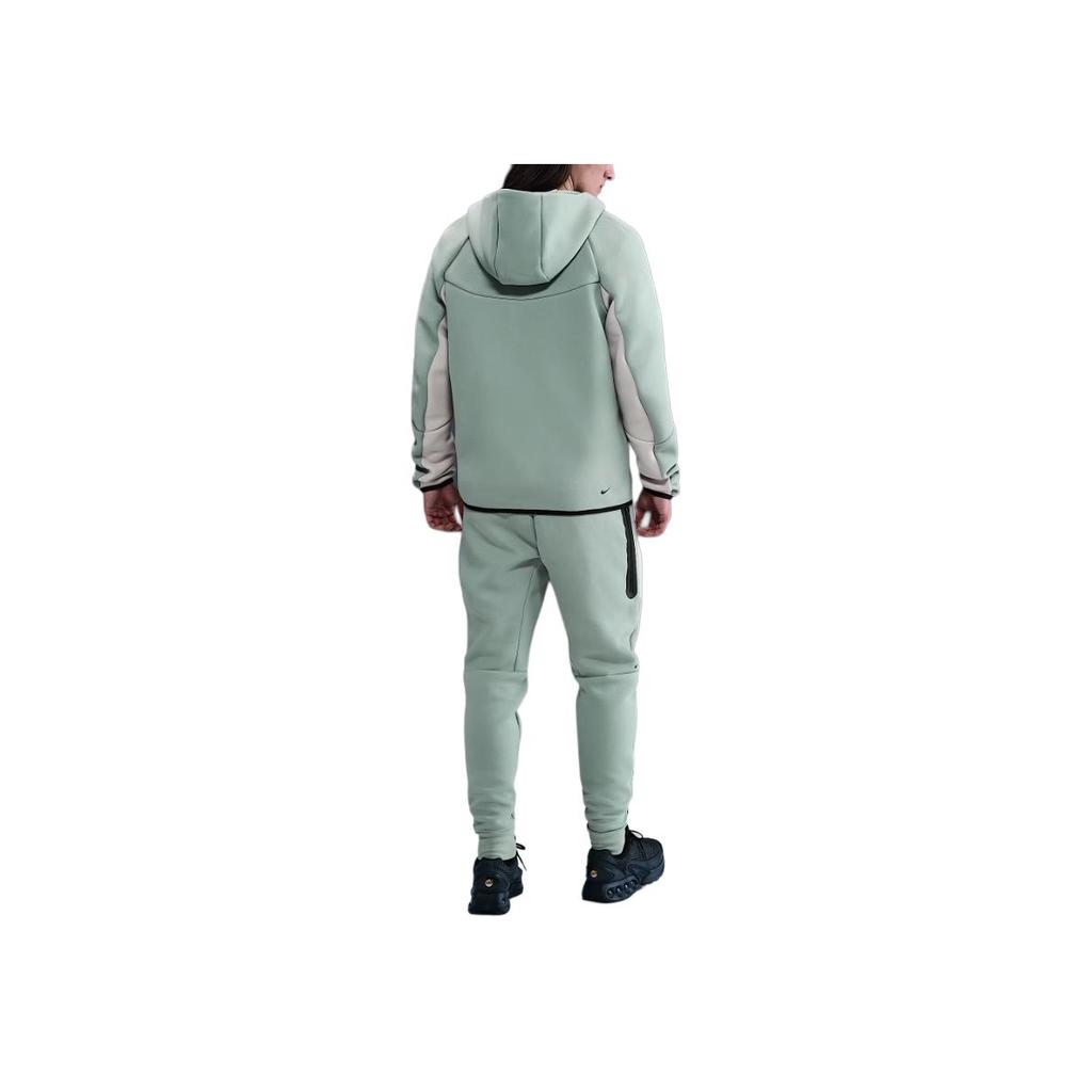Nike Color Block Hooded Long Sleeve Zip Jacket Men Jackets Light-Green HV0949-020