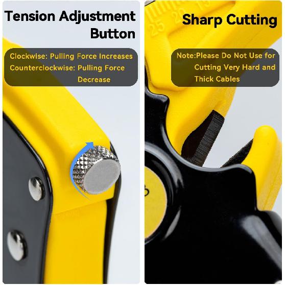 deli Automatic Wire Stripper and Cutter, Quick Strip Wire Stripper Tool for 10-24 AWG Electrical Cable and Autimotive Repair, Ergonomic Handle