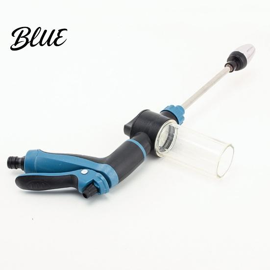 Garden Faucet Pressure Washer Car Cleaning Metal Extension Pole Adjustable Nozzle Patio Professional Tool for Cars Trucks Easy Install