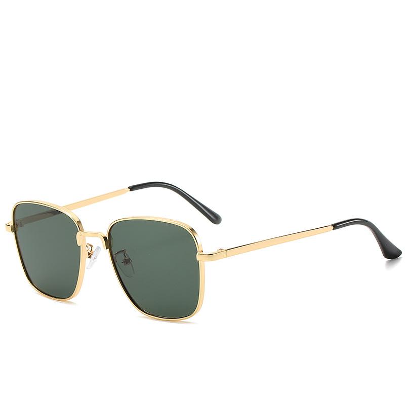 2019 Retro Square Sunglasses, Small Frame Metal Glasses Square Sunglasses Men'S Sunglasses