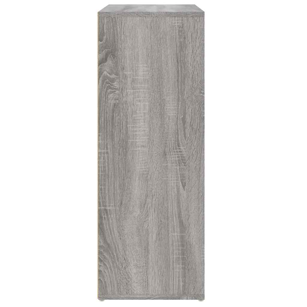 Vidaxl Chest of Drawers, Sonoma Oak Grey, 60X31X84 Cm, Wood-Based Material