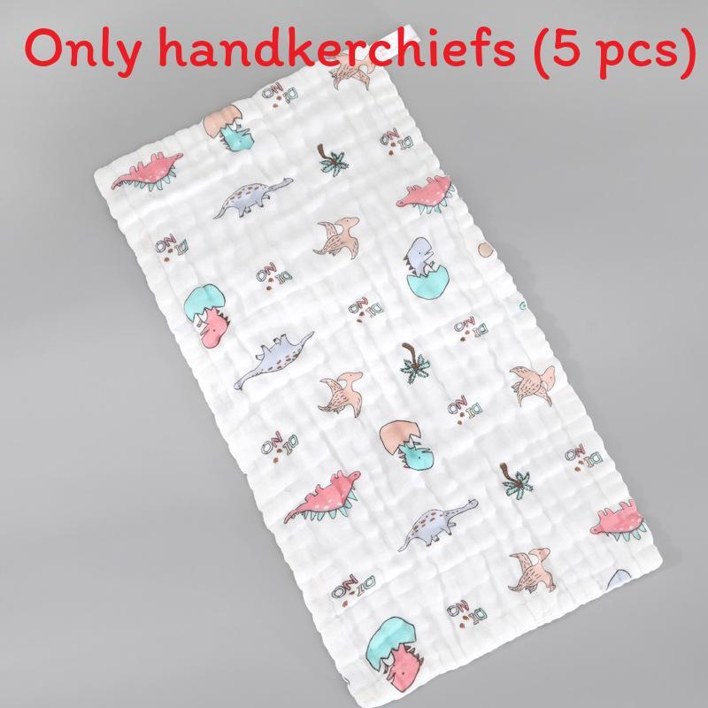 Dinosaur Baby Cartoon Cotton Washcloth Set For Kids With Gentle Absorbency Dinosaur Baby