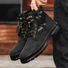 British Style Boots Men Fashion Outdoor High Top Sneakers Male New Ankle Boots For Men Casual Motorcycle Shoes Punk Men’s Shoes